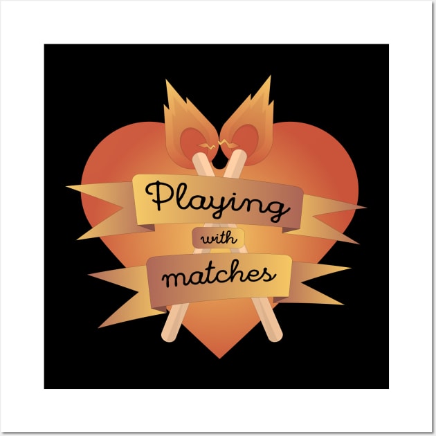 Perfect Match my Valentine Wall Art by JojaShop